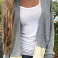 Gray Ruffle Cardiagn T-Shirts, Hoodie, Sweatshirt | ZylaModa.com