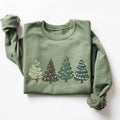 Green Tree Christmas Sweater, Christmas Sweater, Christmas Crewneck, Christmas Tree Sweatshirt, Holiday Sweaters for...