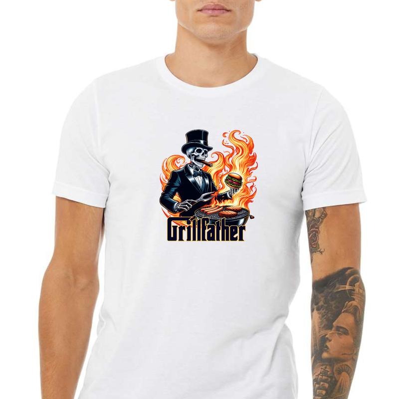 Grillfather Dad Shirt, Gift For Dads, Dad Funny Tee, Father's Day T-shirt, Shirt for Dad, Husband Grilling Gift Hoodie,...