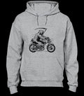 Grim Reaper Motorbike Hoody Hoodie Motorcycle Death Skull Biker Design Top Funny Top Gift Present Idea Dad Husband Cool...