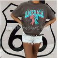 Groovy America bow T shirt  | Pepper comfort colors t shirt Hoodie, Sweatshirt | ZylaModa.com
