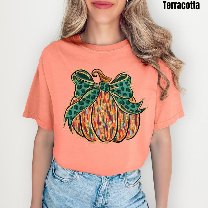 Groovy Brushstroke Pumpkin Comfort Colors T-Shirt 'NLB' Hoodie, Sweatshirt | ZylaModa.com