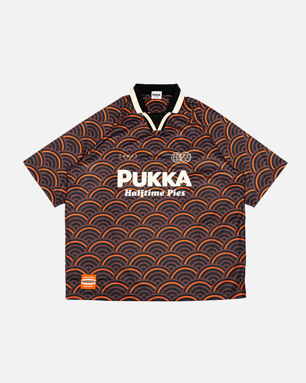 AOF x Pukka Football Shirt Orange Hoodie, Sweatshirt | ZylaModa.com (Image 1)
