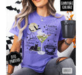 Guest Check Halloween Shirt Comfort Colors, Trendy Black Cat Tshirt Hoodie, Sweatshirt | ZylaModa.com