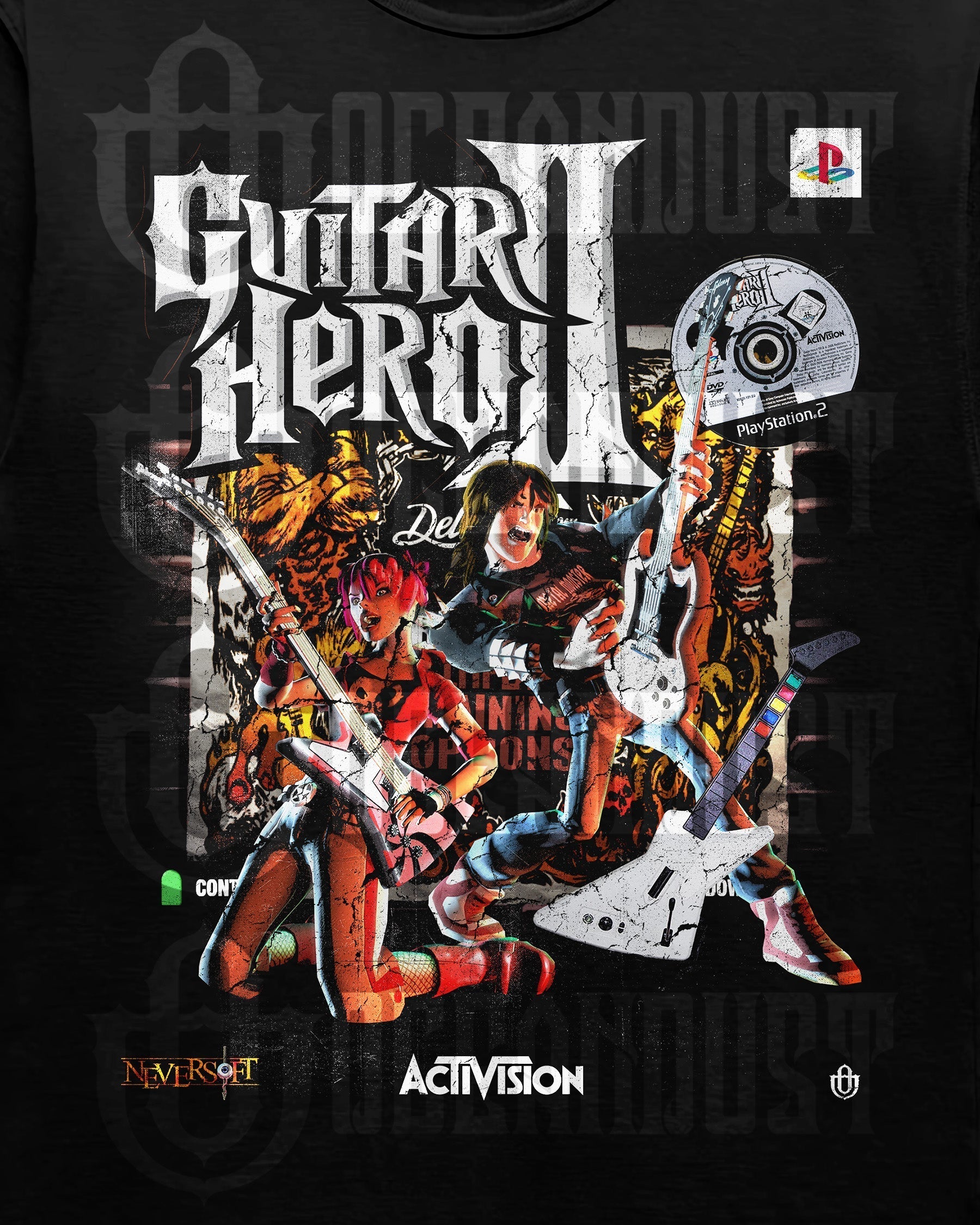 Video Games 'Guitar Hero II' T-Shirt Hoodie, Sweatshirt | ZylaModa.com (Image 2)
