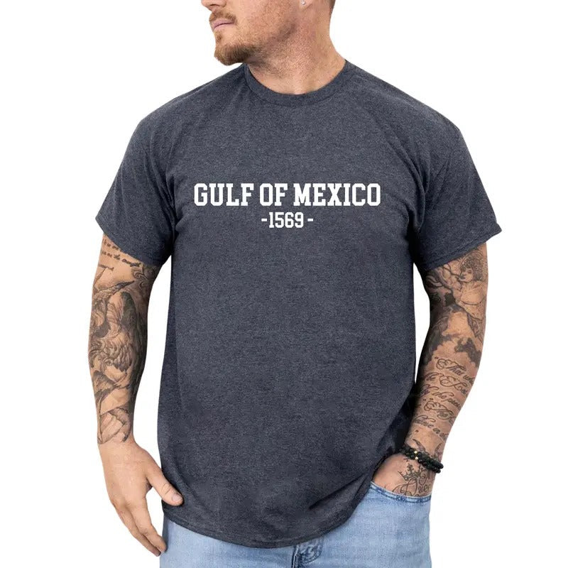 Gulf of Mexico Graphic Tee, Mexico 1569 T-shirt For Men, Respect Mexico Tee, Summer Clothing Gift For Him Hoodie, Sweatshirt