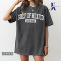 Gulf of Mexico T-shirt, Gulf of Mexico Est 1550 Shirt, Gulf Coast T-shirt, Mexican Beach Crewneck Tee, Liberal Gift...