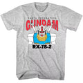 Gundam Earth Federation RX-78-2 Men's Gray T Shirt Japanese Anime Hoodie, Sweatshirt | ZylaModa.com