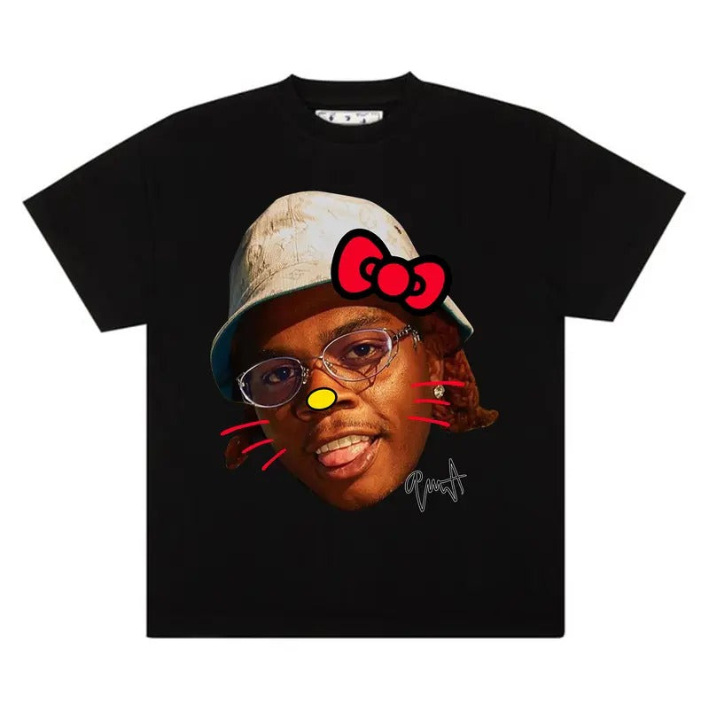 Gunnaaa Kitty Big Face Tee Shirt - Perfect for Everyday Street Style Hoodie, Sweatshirt | ZylaModa.com