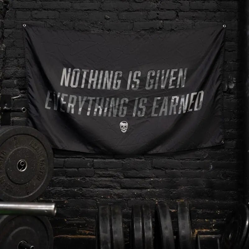 Gymreapers Mantra Gym Flag - Gray Camo - Garage Banners T-Shirts, Hoodie, Sweatshirt | ZylaModa.com