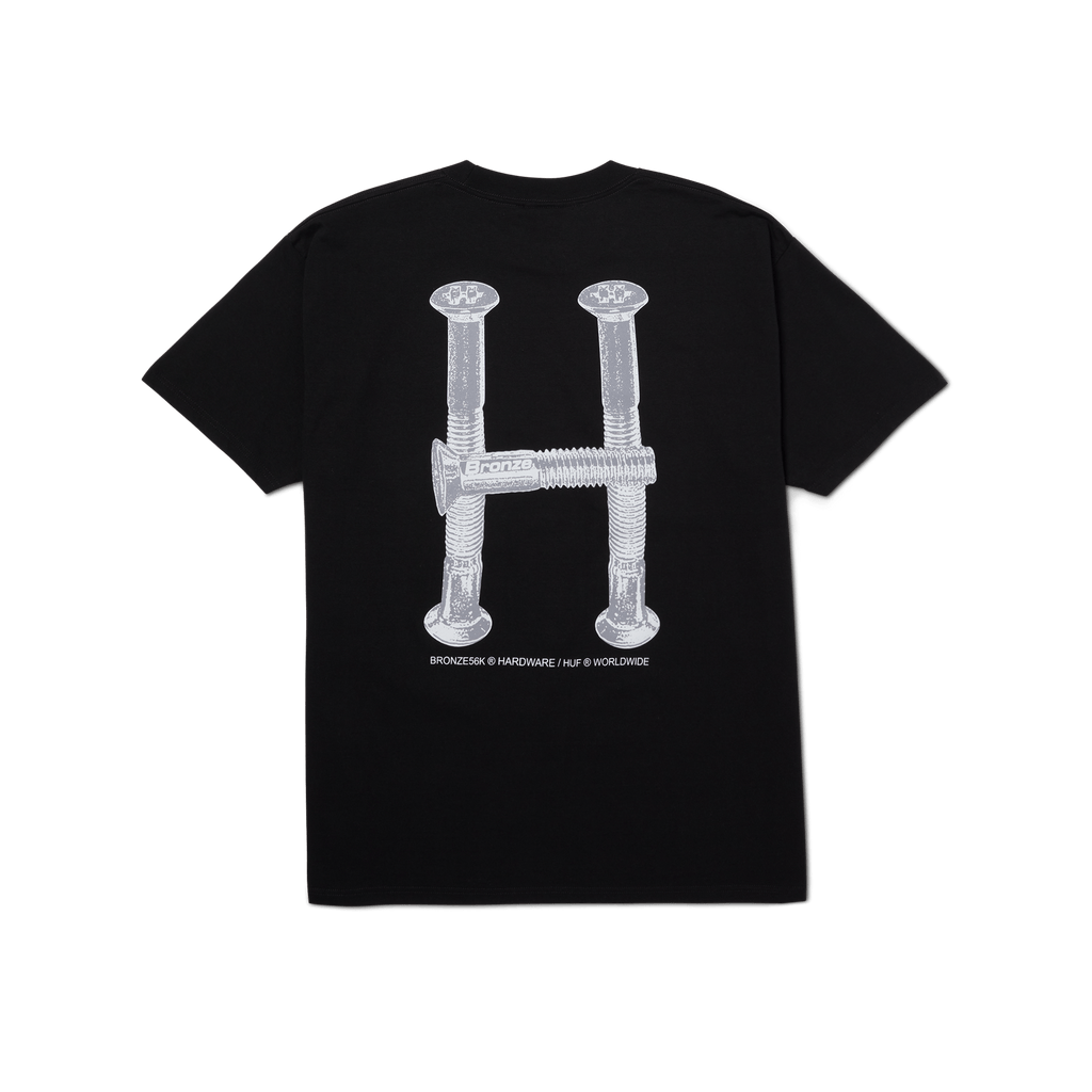 HUF x Bronze56K H Bolts Triple Triangle T-Shirt Hoodie, Sweatshirt | ZylaModa.com (Image 2)