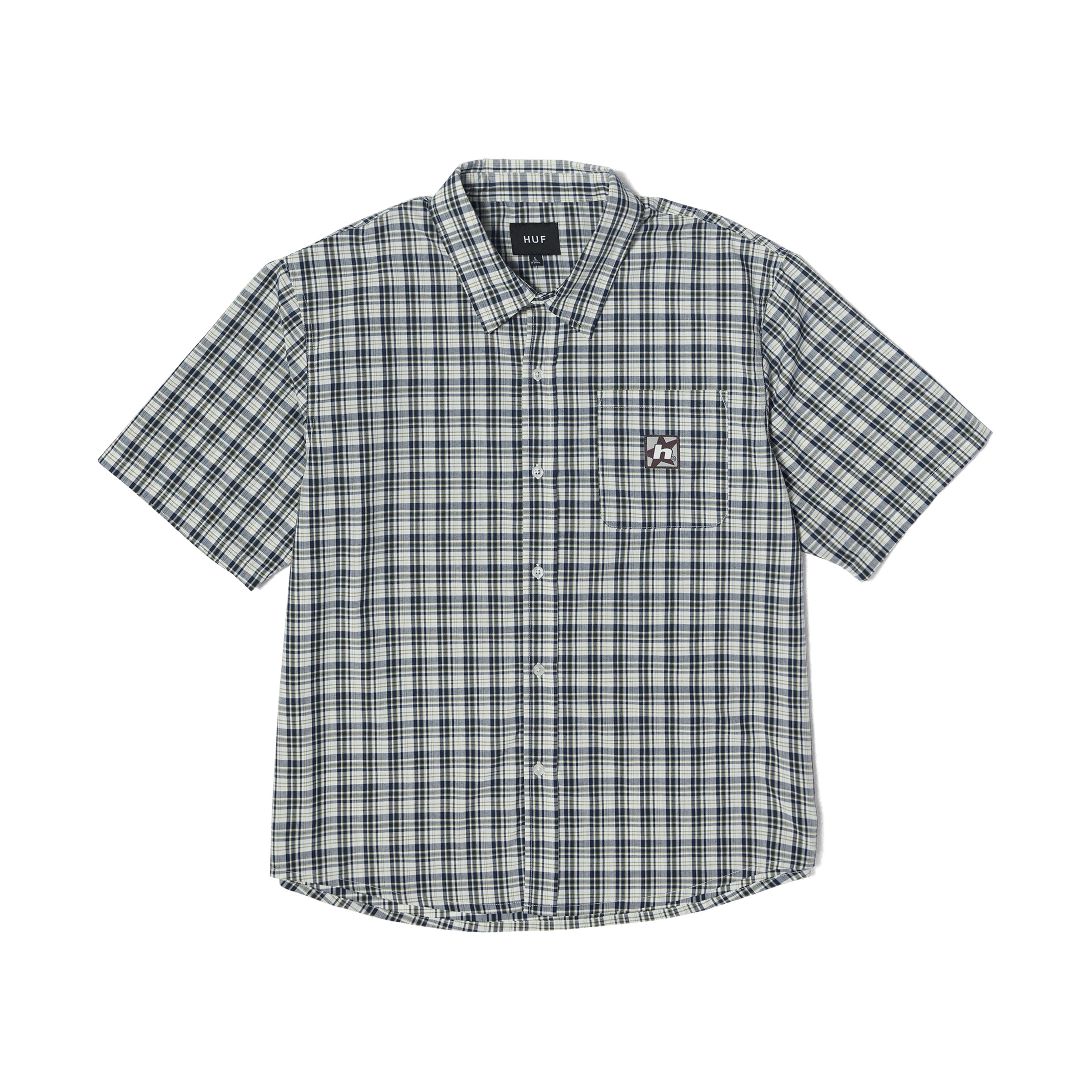 H Star Plaid Shirt Hoodie, Sweatshirt | ZylaModa.com (Image 1)