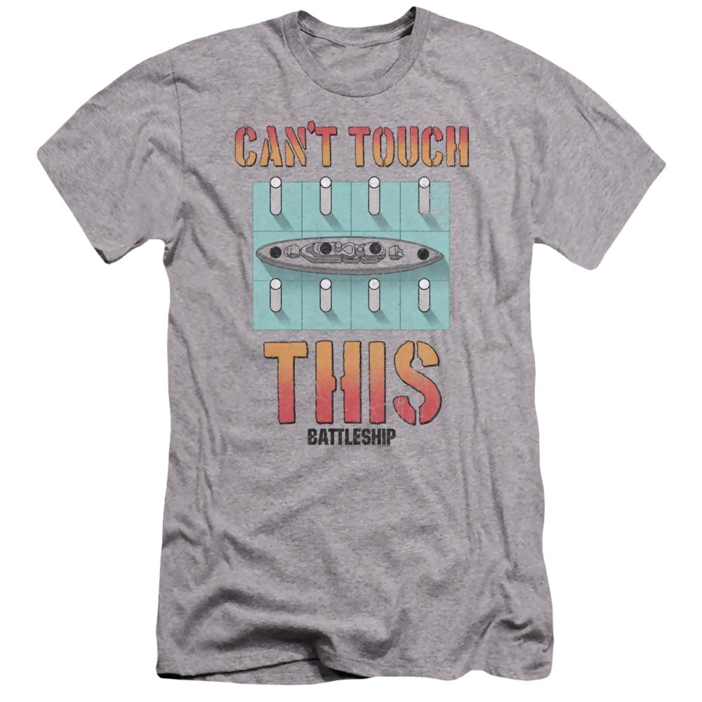 Battleship Can't Touch This - Men's Premium Slim Fit T-Shirt Hoodie, Sweatshirt | ZylaModa.com