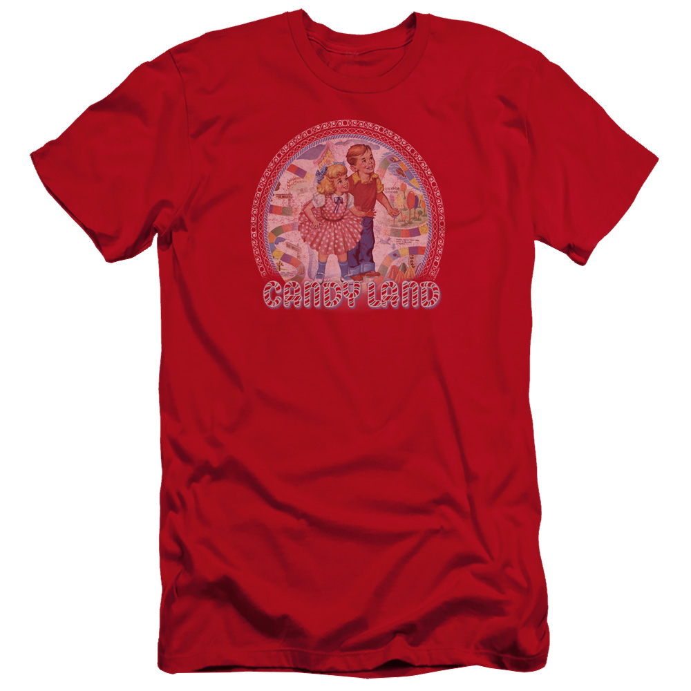 Candy Land Vintage - Men's Premium Slim Fit T-Shirt Hoodie, Sweatshirt | ZylaModa.com