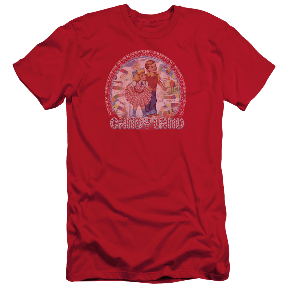 Candy Land Vintage - Men's Slim Fit T-Shirt Hoodie, Sweatshirt | ZylaModa.com