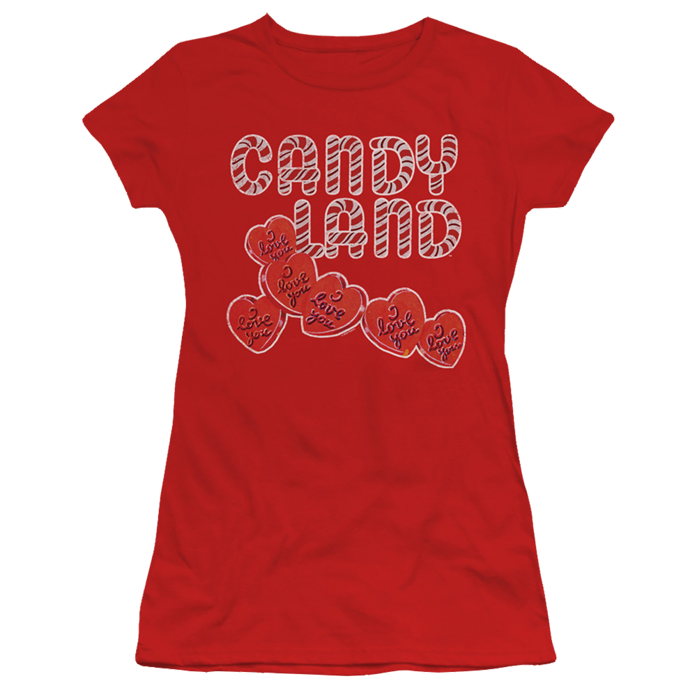 Candy Land I Love You - Juniors T-Shirt Hoodie, Sweatshirt | ZylaModa.com