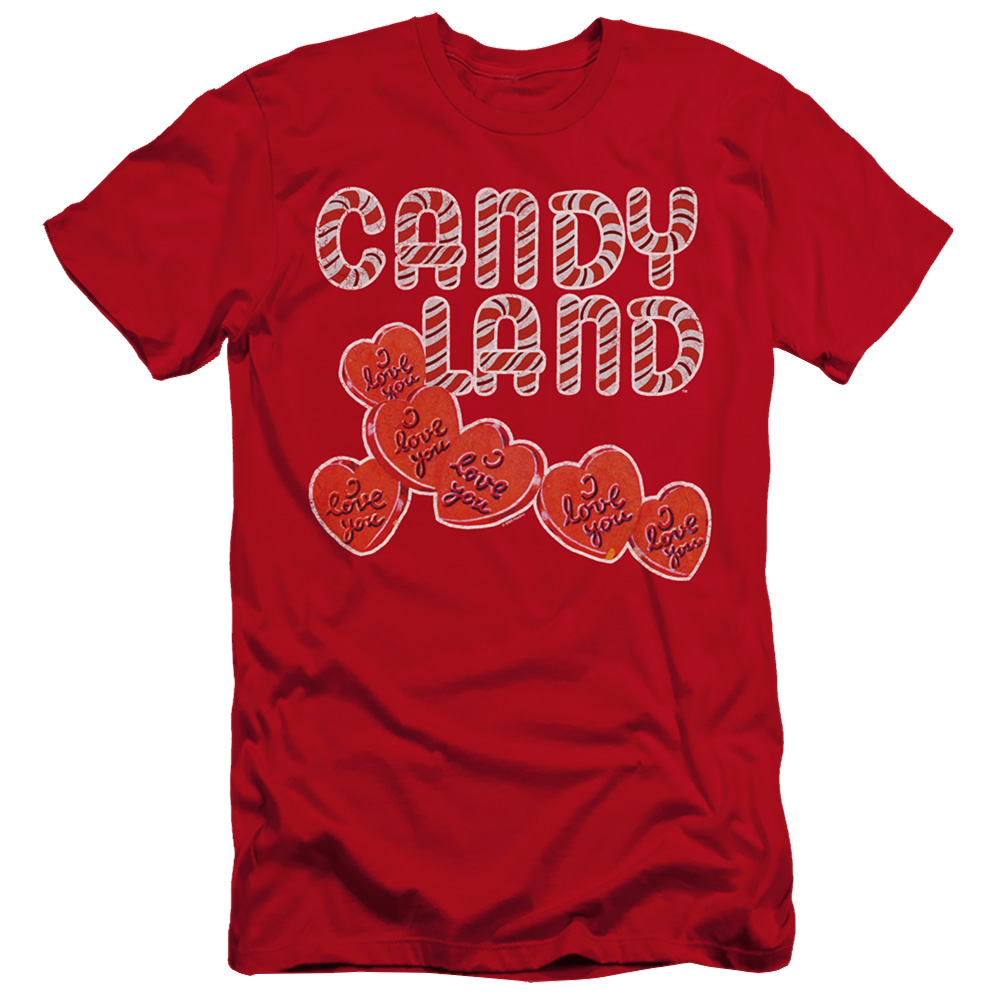 Candy Land I Love You - Men's Premium Slim Fit T-Shirt Hoodie, Sweatshirt | ZylaModa.com