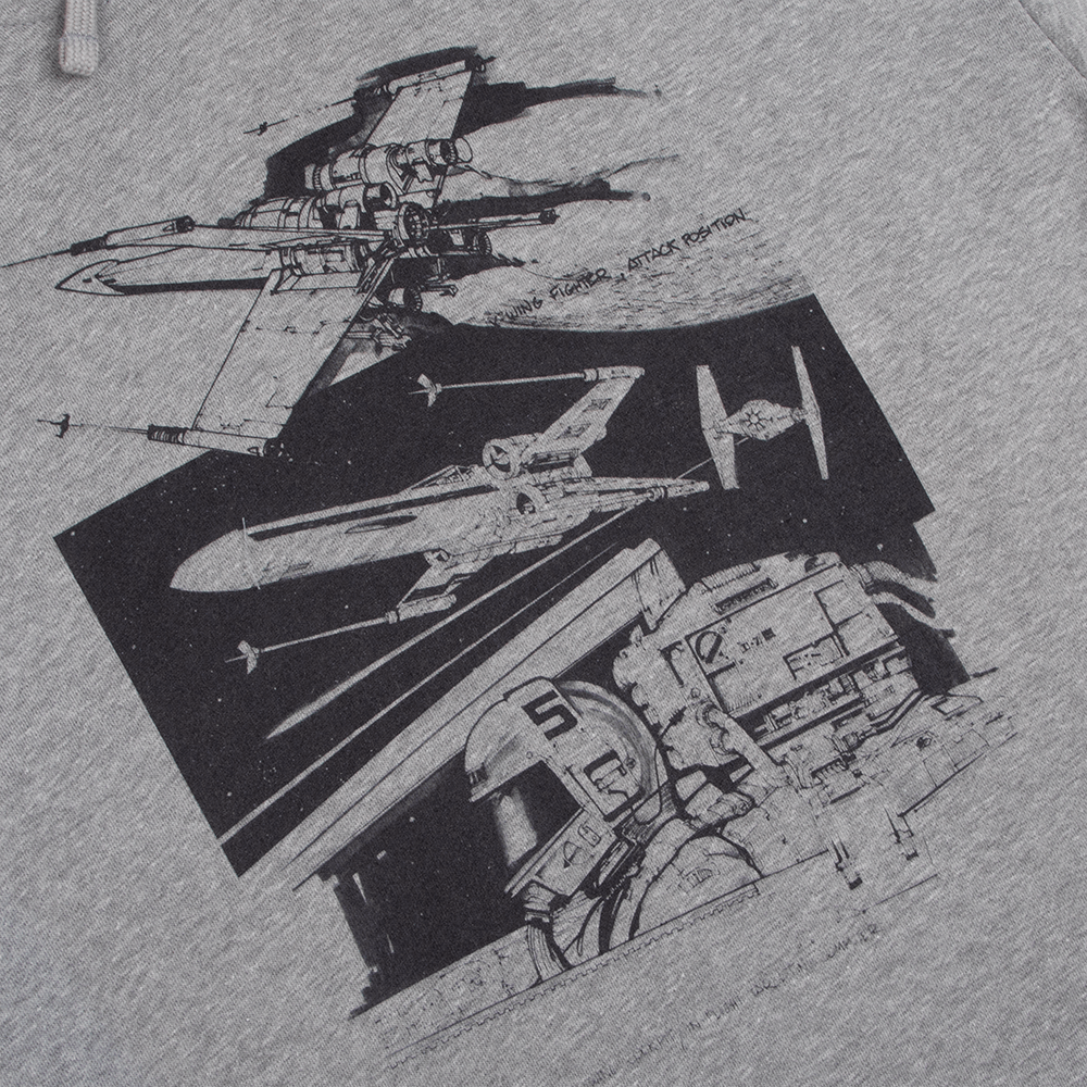 X-Wing Storyboard Collage Hoodie T-Shirts, Sweatshirt | ZylaModa.com (Image 2)