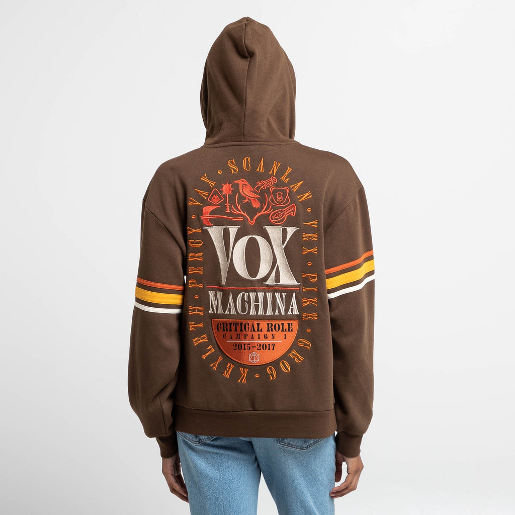 Vox Machina Retro Striped Zip-Up Hoodie T-Shirts, Sweatshirt | ZylaModa.com (Image 5)