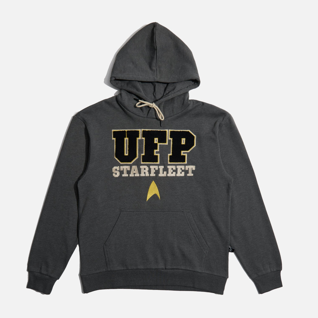United Federation Of Planets Gray Hoodie T-Shirts, Sweatshirt | ZylaModa.com (Image 1)