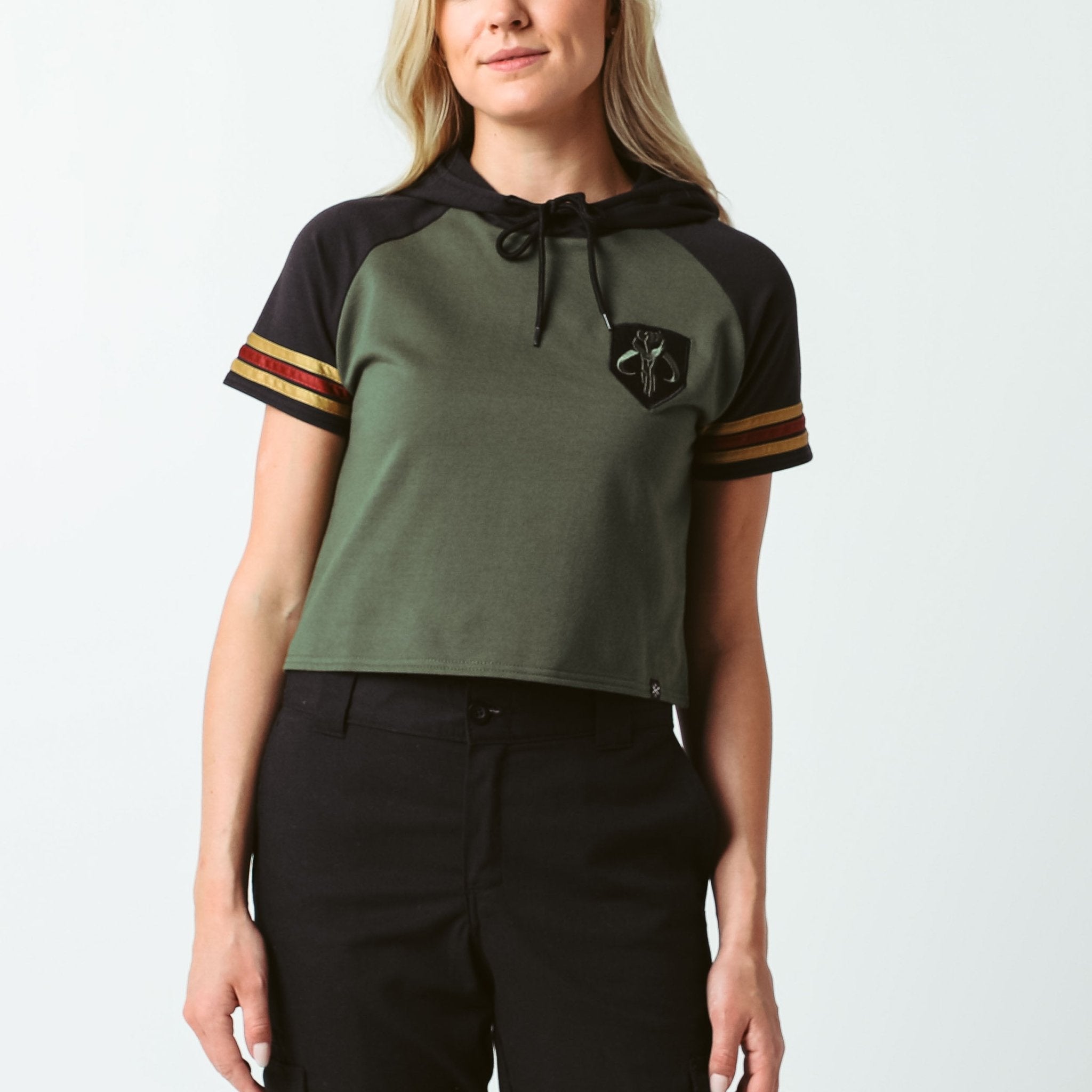 Warriors Of Mandalore Cropped Short Sleeve Hoodie T-Shirts, Sweatshirt | ZylaModa.com (Image 3)