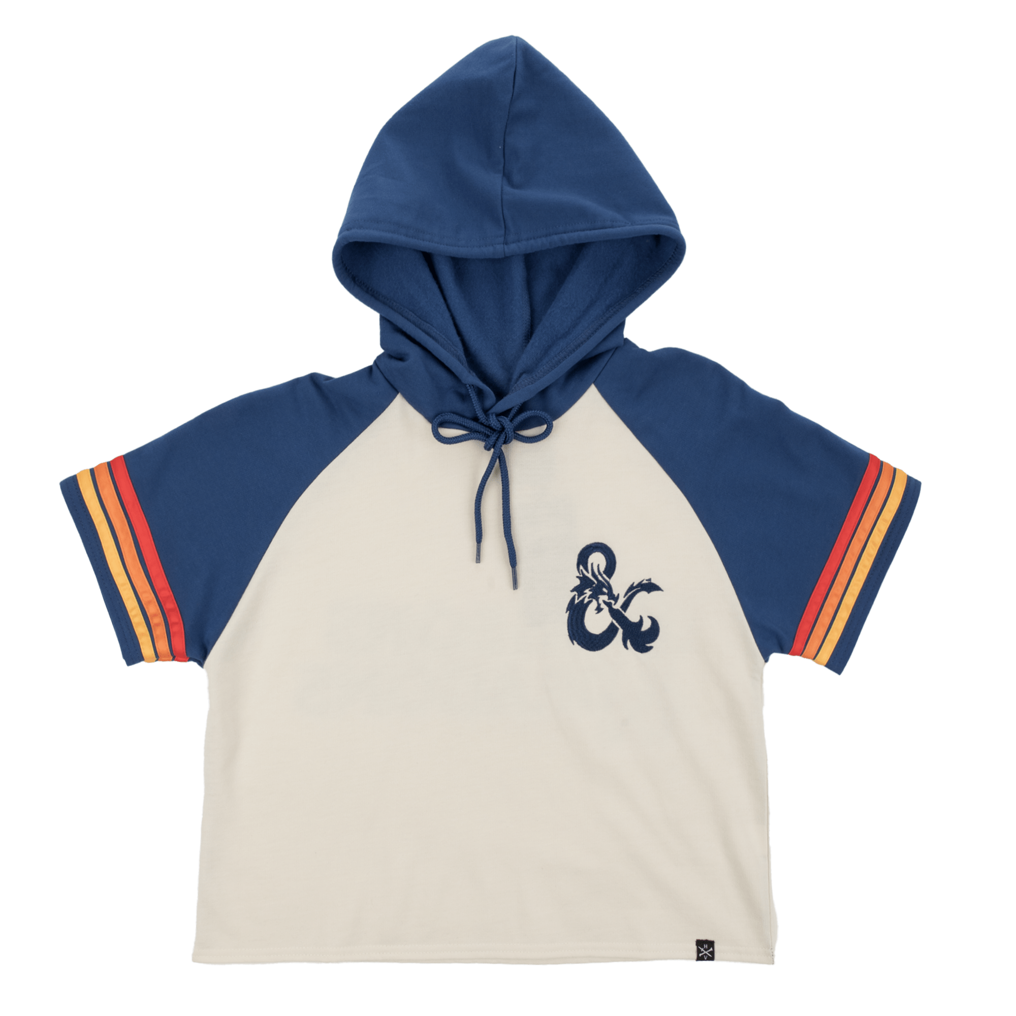 Vintage Cropped Short Sleeve Hoodie T-Shirts, Sweatshirt | ZylaModa.com (Image 2)