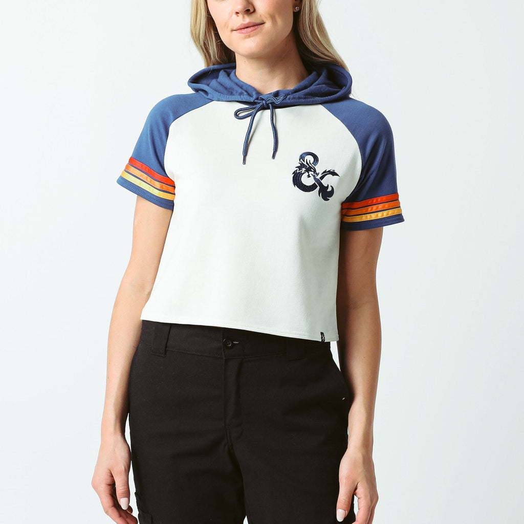Vintage Cropped Short Sleeve Hoodie T-Shirts, Sweatshirt | ZylaModa.com (Image 3)