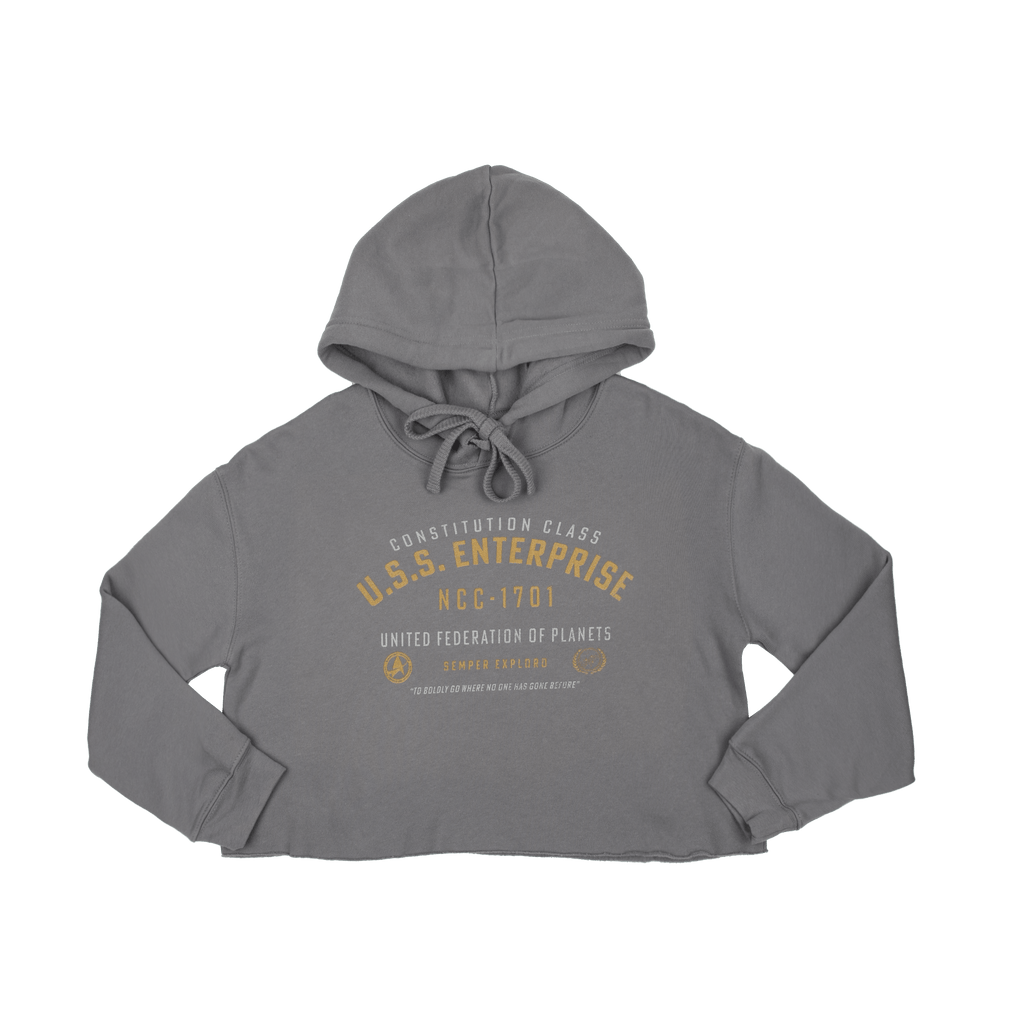 USS Enterprise Cropped hoodie T-Shirts, Sweatshirt | ZylaModa.com (Image 1)
