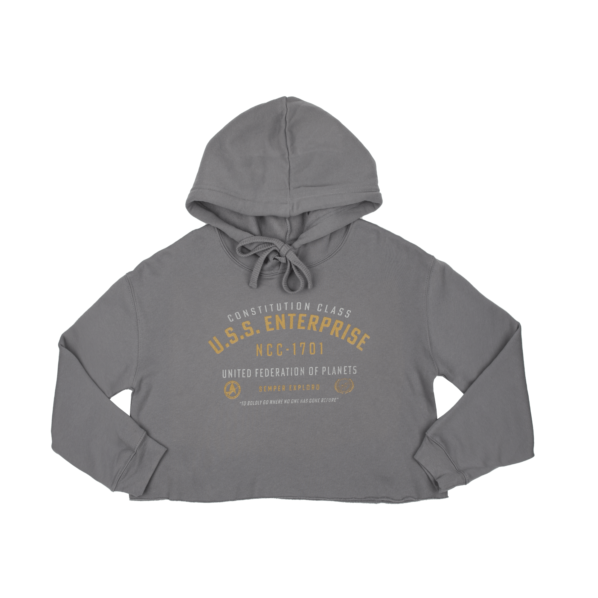 USS Enterprise Cropped hoodie T-Shirts, Sweatshirt | ZylaModa.com (Image 1)