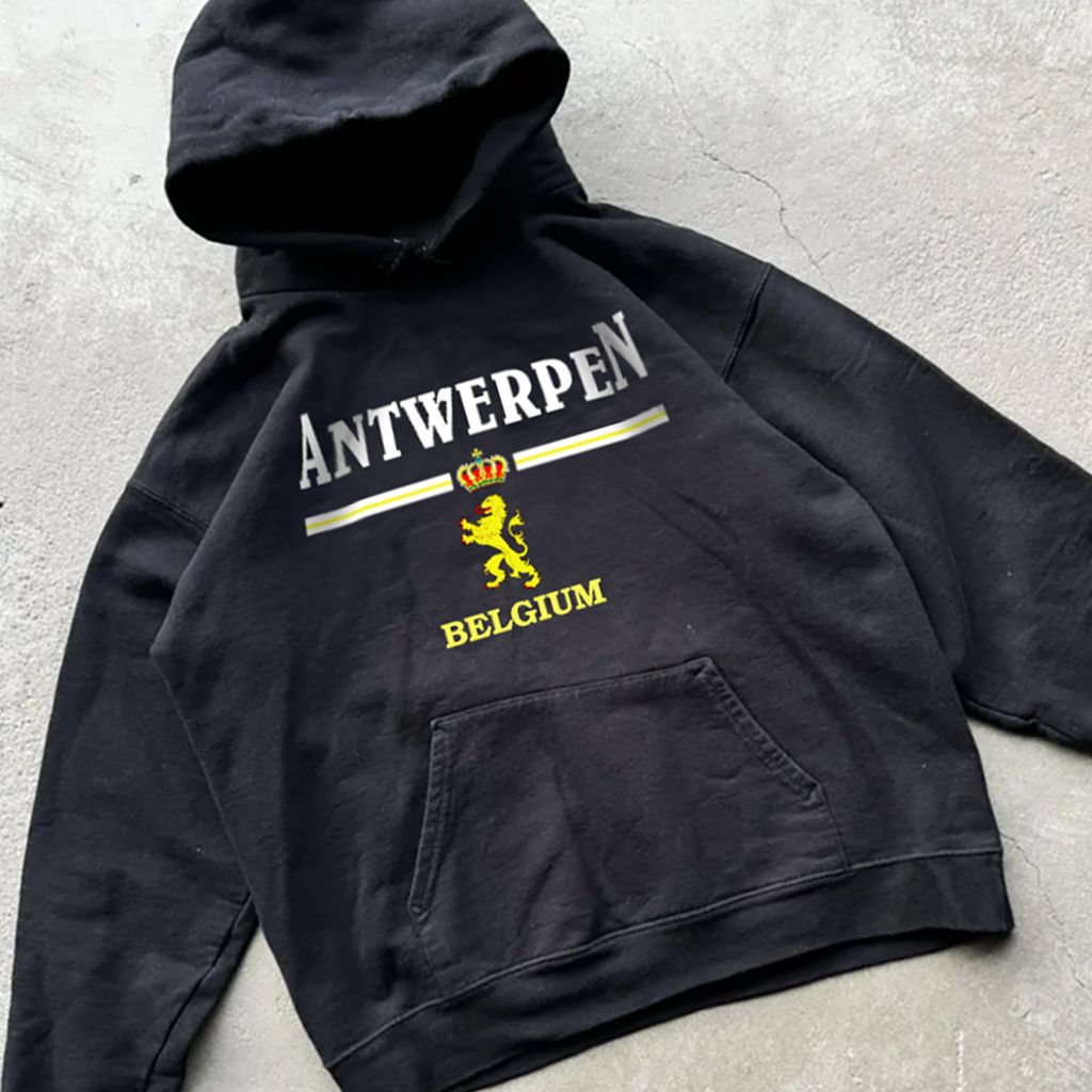 ANTWERPEN BLACK HOODIE T-Shirts, Sweatshirt | ZylaModa.com (Image 2)