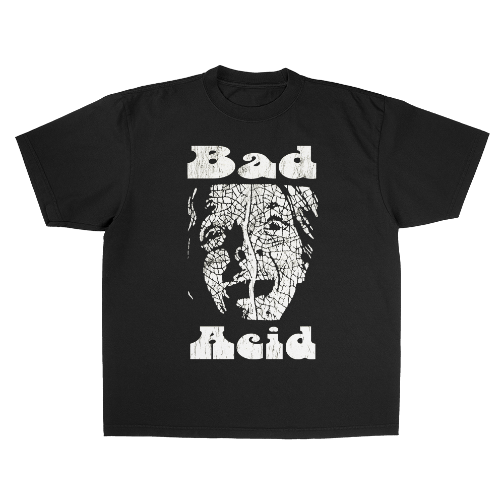 BAD ACID RECORDS BLACK HEAVY WEIGHT T-SHIRT Hoodie, Sweatshirt | ZylaModa.com (Image 2)