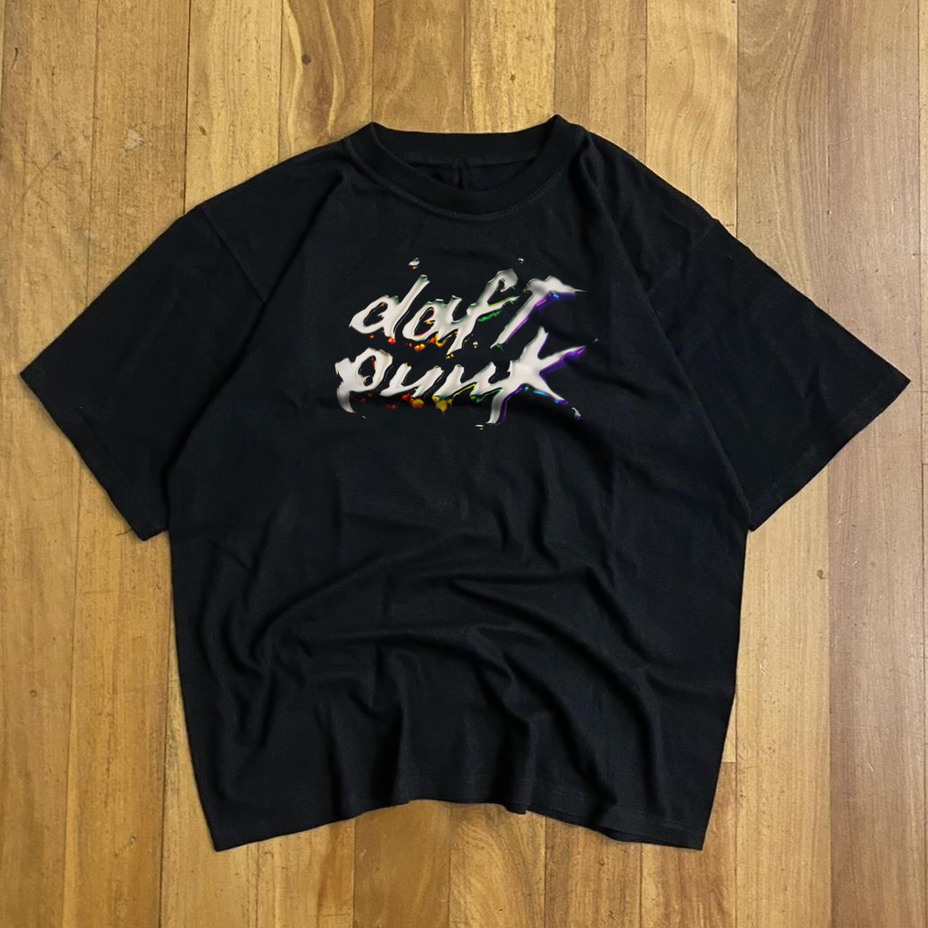 VINTAGE DAFT PUNK 2001 'DISCOVERY' MERCH BLACK T-SHIRT Hoodie, Sweatshirt | ZylaModa.com (Image 1)