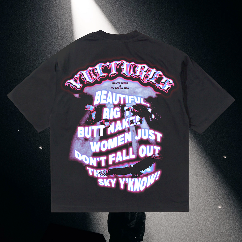 VULTURES BACK TO ME BLACK HEAVY WEIGHT T-SHIRT Hoodie, Sweatshirt | ZylaModa.com (Image 2)