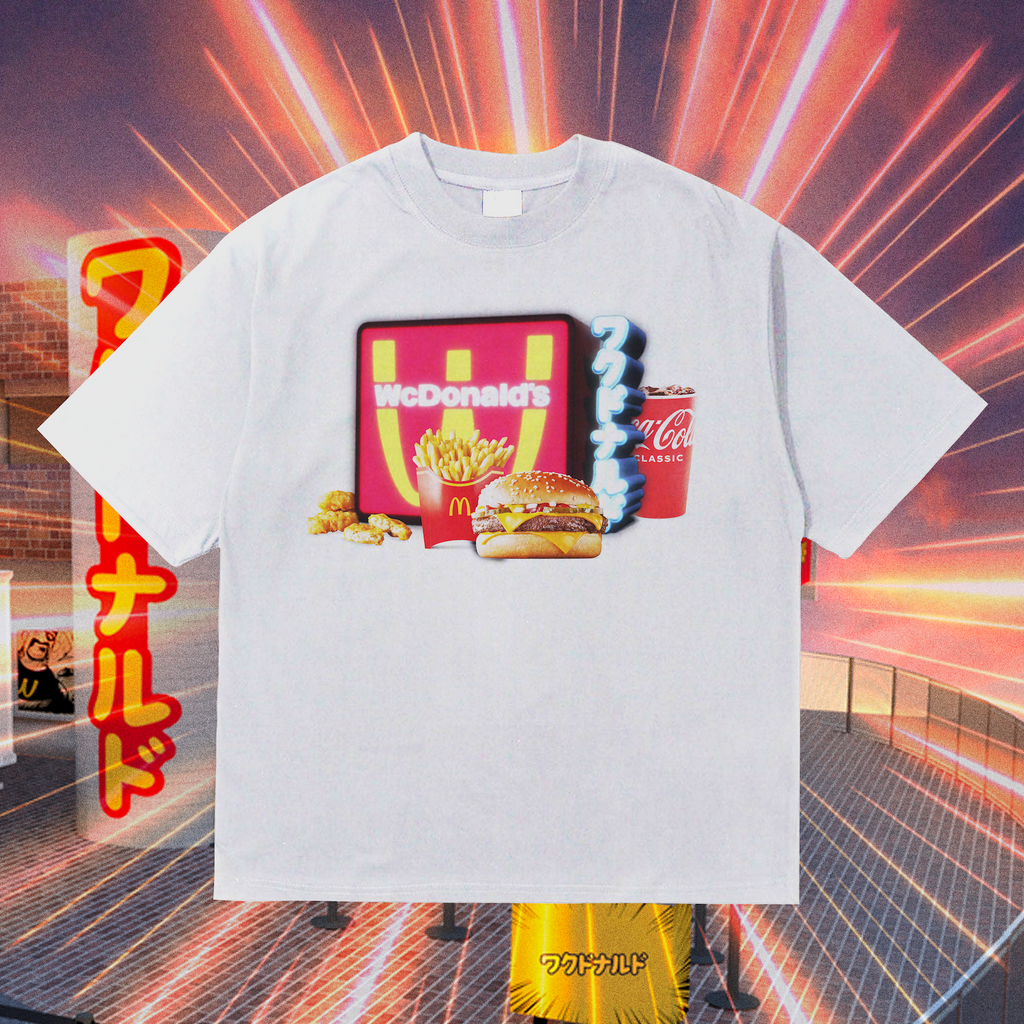 WCDONALD'S HEAVY WEIGHT MERCH WHITE T-SHIRT Hoodie, Sweatshirt | ZylaModa.com (Image 2)
