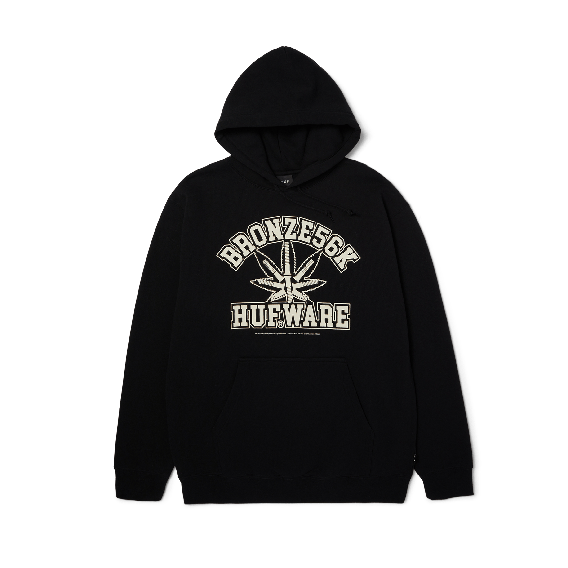HUF x Bronze56K Plantware Pullover Hoodie T-Shirts, Sweatshirt | ZylaModa.com (Image 3)