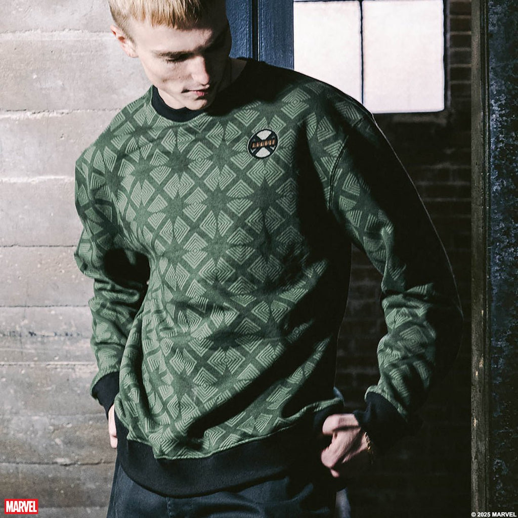 X-Men Rogue Green Crew Sweatshirt T-Shirts, Hoodie | ZylaModa.com (Image 2)