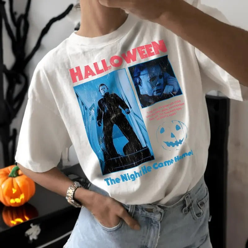 Halloween 1978 Michael Myers Movie T-Shirt | Vintage Horror Movie T-shirt | John Carpenters Halloween Shirt | Unisex...