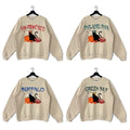Halloween Black Cat Football Sweatshirt Color Sand, Football Sweatshirt T-Shirts, Hoodie | ZylaModa.com