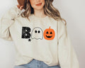 Halloween Boo Sweatshirt, Funny Halloween Ghost Sweatshirt, Boo Shirt, Halloween Pumpkin Sweatshirt, Pumpkin Face...