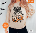 Halloween Cherries Sweatshirt, Trendy Pumpkin Crewneck T-Shirts, Hoodie | ZylaModa.com