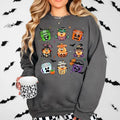 Halloween Chicken Nuggets Hoodie, Spooky Nuggets Meal Bucket Sweatshirt, Funny Halloween T-Shirt, Trendy Halloween...