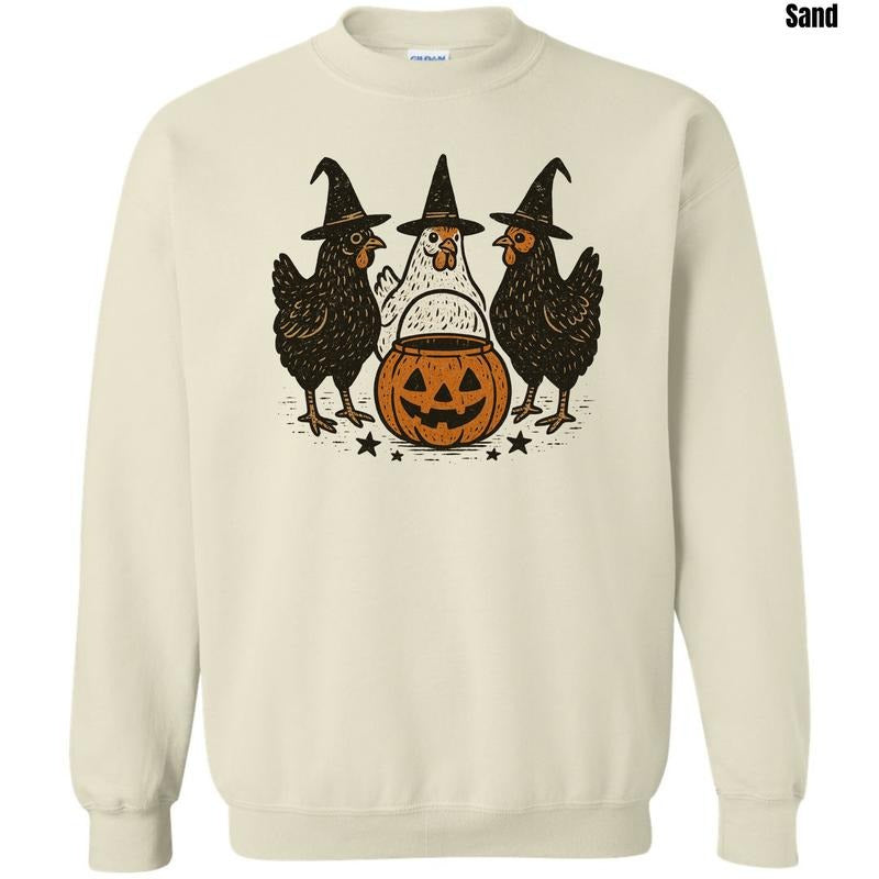 Halloween Chickens Sweatshirt 'NLB' T-Shirts, Hoodie | ZylaModa.com