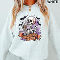 Halloween Coffee Crewneck, Nightmare before Coffee Sweatshirt, Oversized Halloween Graphic Crewneck, Cotton Pullover...