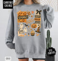 Halloween Collage Comfort Colors Sweatshirt, Trendy Women's Crewneck T-Shirts, Hoodie | ZylaModa.com