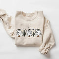 Halloween Cow Sweatshirt, Halloween Cowboy Shirt, Western Sweatshirt, Halloween Cowboy Shirt, Fall Halloween Sweatshirt,...