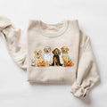 Halloween Dog Sweatshirt, Golden Retriever Ghost Dogs sweatshirt, Halloween Sweatshirt, Halloween Sweater, Ghost...