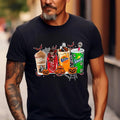 Halloween Dr. Pepper Coke Fanta Sprite T-Shirt, Retro Soda Shirt, Halloween Party Hoodie, Sweatshirt | ZylaModa.com