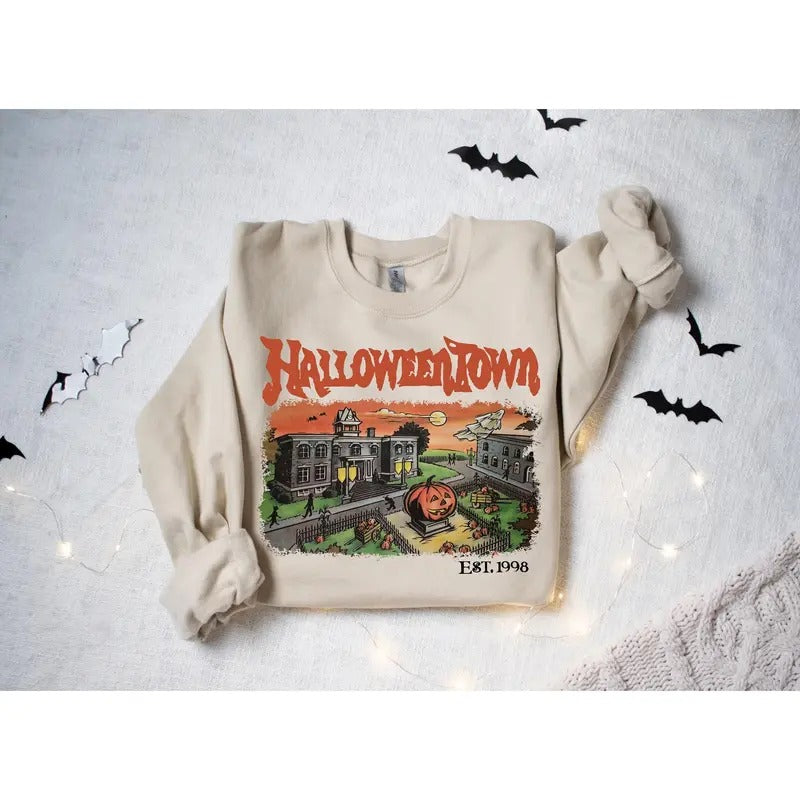 Halloween Est 1998 Sweatshirt, Halloween University, Retro Halloween Sweatshirt, Fall Sweatshirt, Halloween Sweatshirt...
