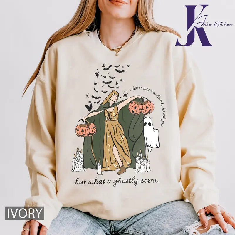 Halloween I didn't want to have to haunt Sweatshirt, Hoodie, T Shirt, Halloween Shirt | ZylaModa.com