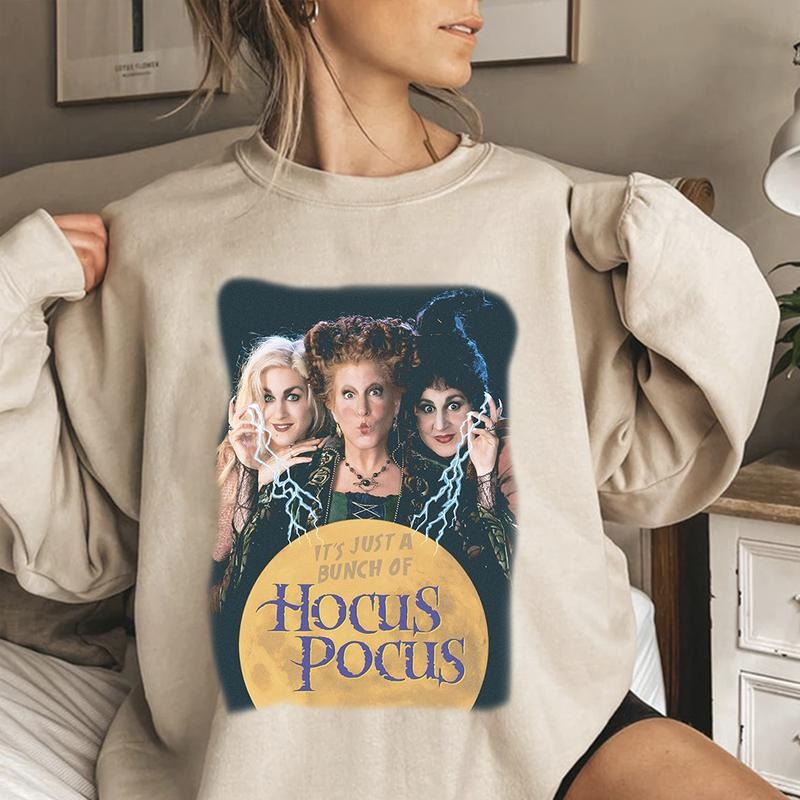Halloween Sanderson Sisters Hocus Pocus Sweatshirtstyle{n002}2 T-Shirts, Hoodie, Sweatshirt | ZylaModa.com